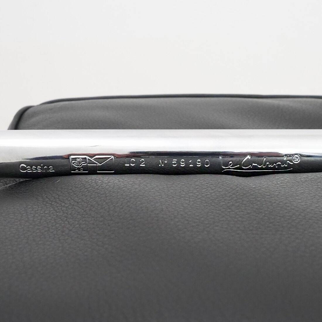 LC2 two-seater canapé by Le Corbusier for Cassina, 1970s