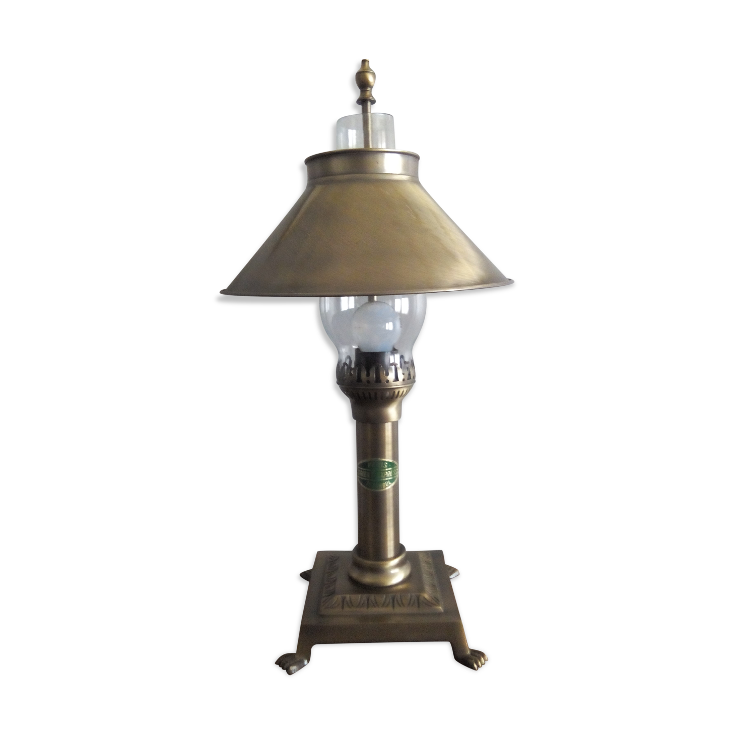 Modern table lamp "Orient express" Paris-Istanbul