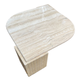 Travertine coffee table