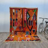 Tapis marocain artisanal décoré 200cmx300cm