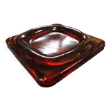Pocket tray in amber colored glass circa 1950-60 inactive photos