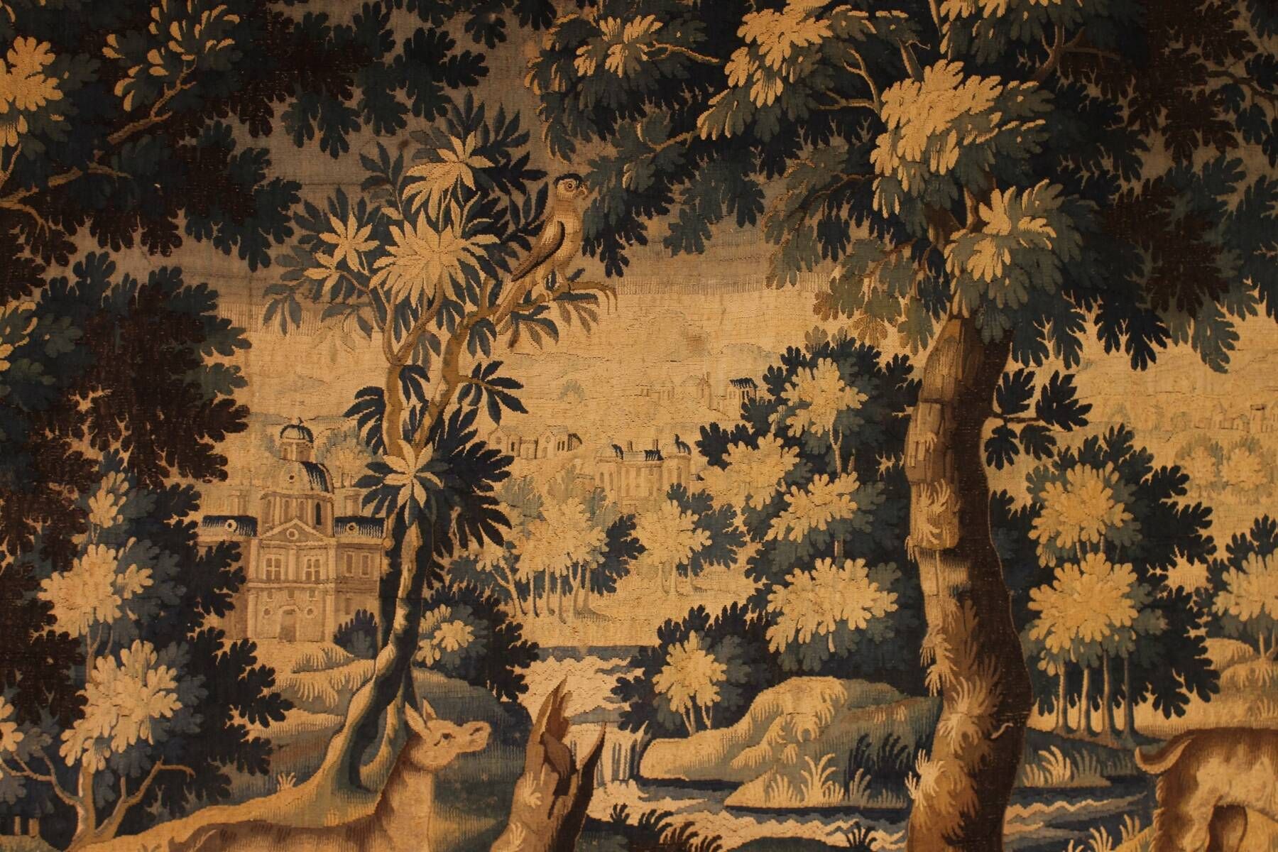 Flemish Verdure Tapestry from the 17th Century