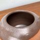 Vase de poterie vintage d'atelier Alfa Dom Pottery, République dominicaine