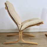 Pair of Siesta armchairs, Ingmar Relling, Westnofa, Norway, 1970s