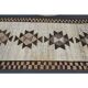1970s Vintage Turkish Oushak Diamond Wool Runner 83x343