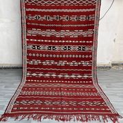 Old Zemmouri Kilim, Faltisse Berber Rug, Handmade Moroccan Carper, Home Decor