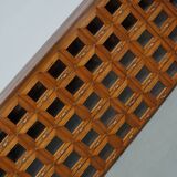 Vintage Dutch Oak Haberdashery Shop Cabinet / Vitrine, 1950s