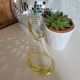 Citrine yellow crystal vase