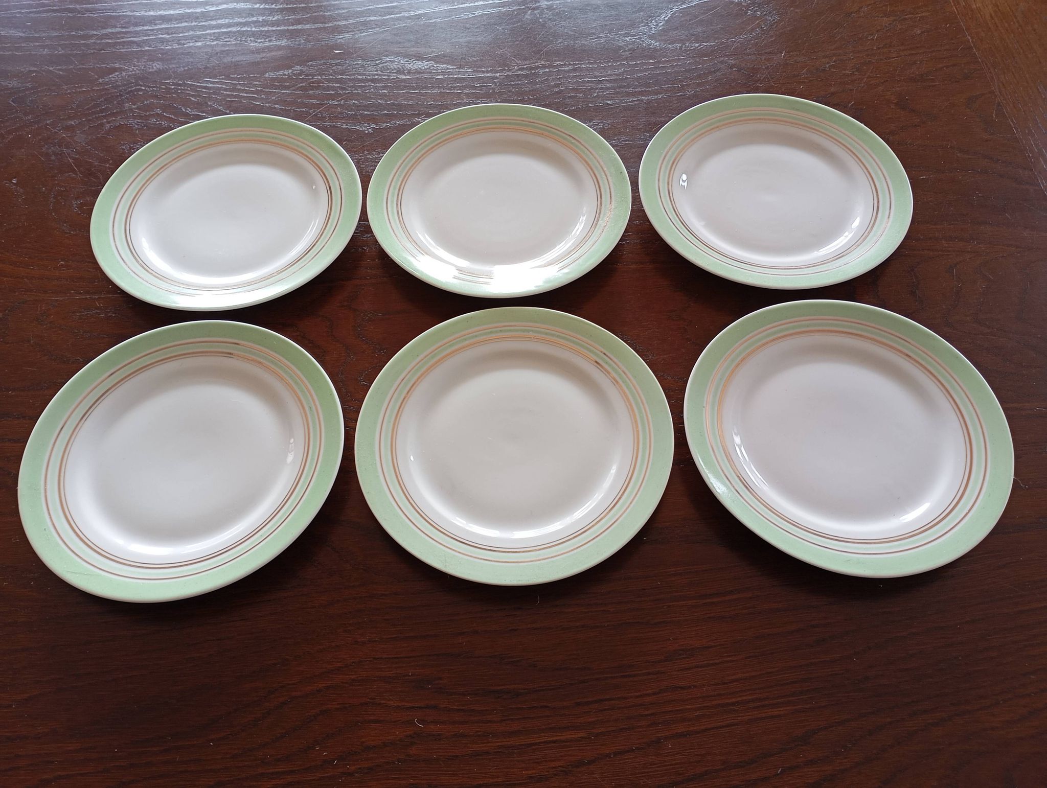 12 assiettes à dessert Descotte Reboisson & Barranger (D.R.B.) Limoges