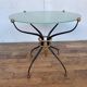 Table basse art deco en fer forge atelier rene prou