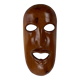 Teak midcentury, 1950s decorative mask 60cm