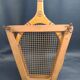 Wooden tennis racket