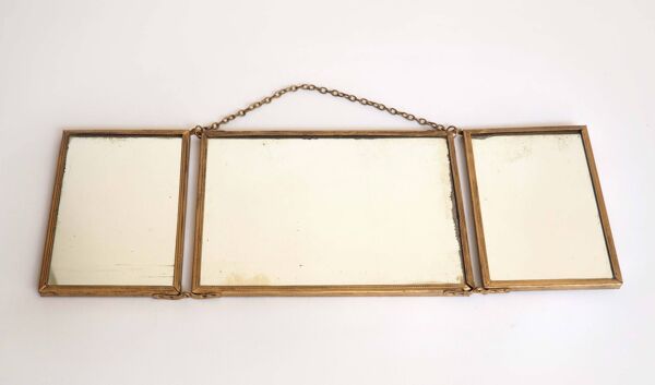 Miroir triptyque années 1900
