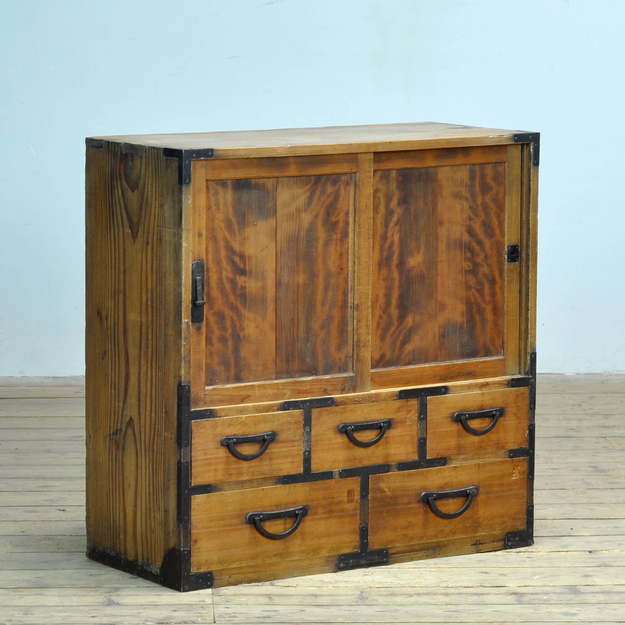 Japanese Tansu chest of drawers, circa 1900