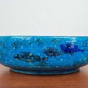 Bowl in the shape of a fish, modern fish from the mid-century by Aldo Londi for Bitossi, Italy, 1960s.