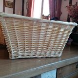 Panier en osier tressé