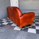 Canapé club vintage en cuir