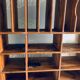 Shelf with workshop lockers