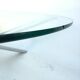 Round glass coffee table Ø90