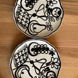 Set of 2 Primavera ceramic plates