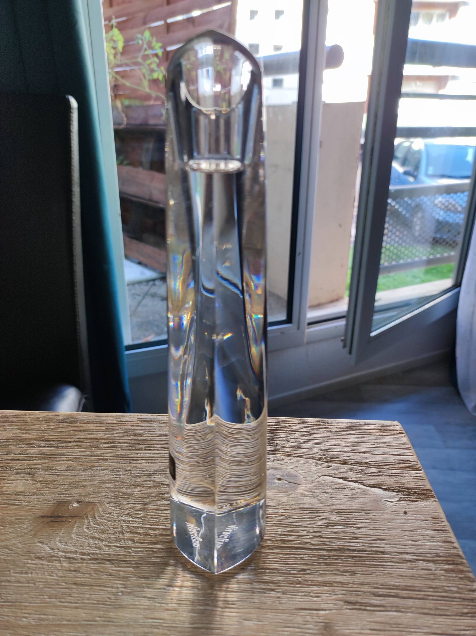 Bougeoir en cristal