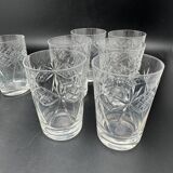 Service à boissons non alcoolisées en verre ciselé – 1224d9