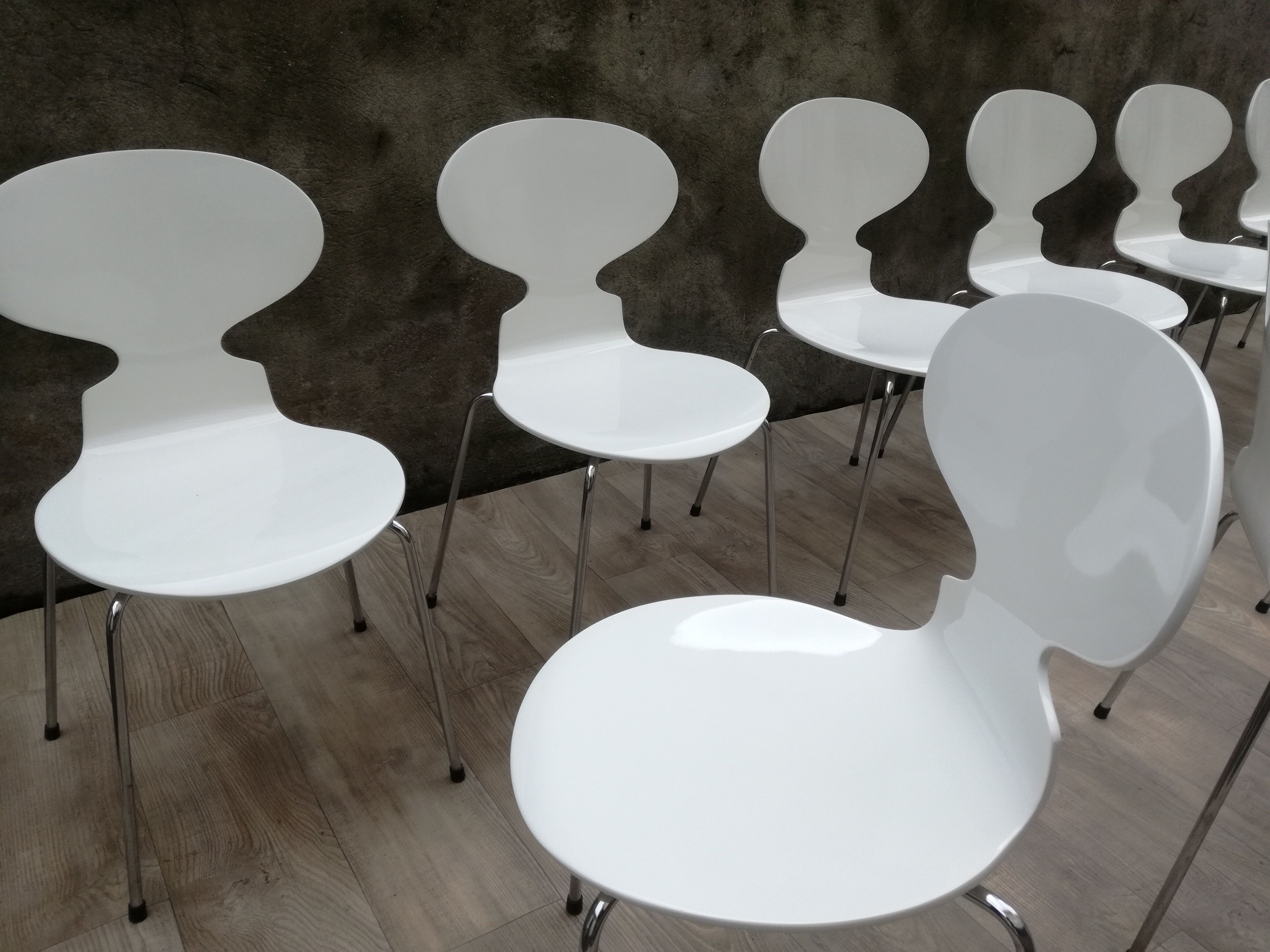 Series of 10 ant chairs by Arne Jacobsen, 1979