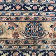 Very beautiful antique Persian carpet Tabriz very fine silk 135x160 cm