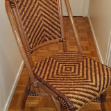 Rattan and bamboo chairs