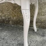 Small coffee or side table, oak, baroque style, vintage