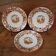 5 assiettes à dessert en faïence de Saint-Amand à décor chinois