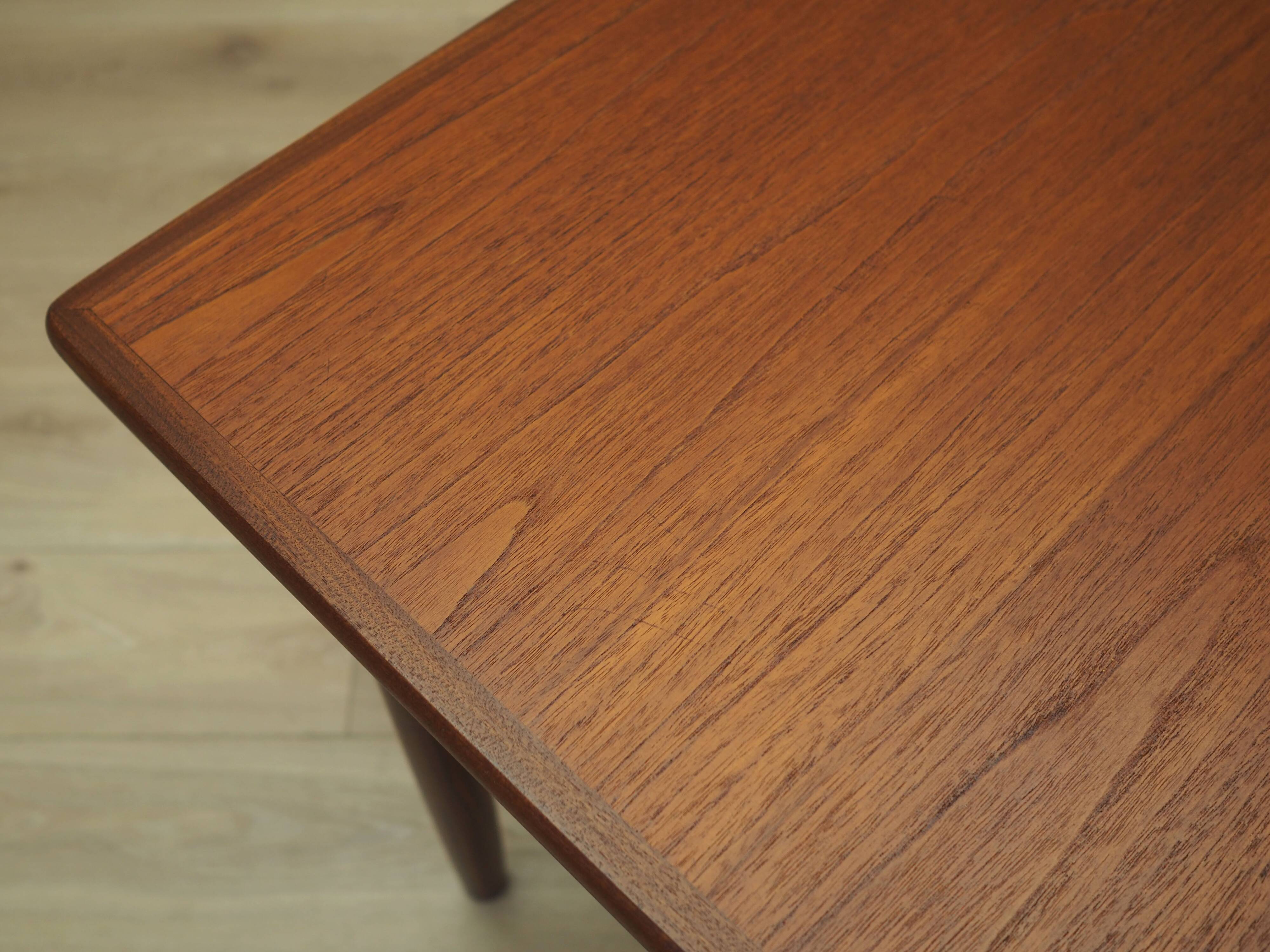 Teak table, Danish design, 1970s, production: Denmark