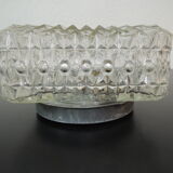 Glass square ceiling light