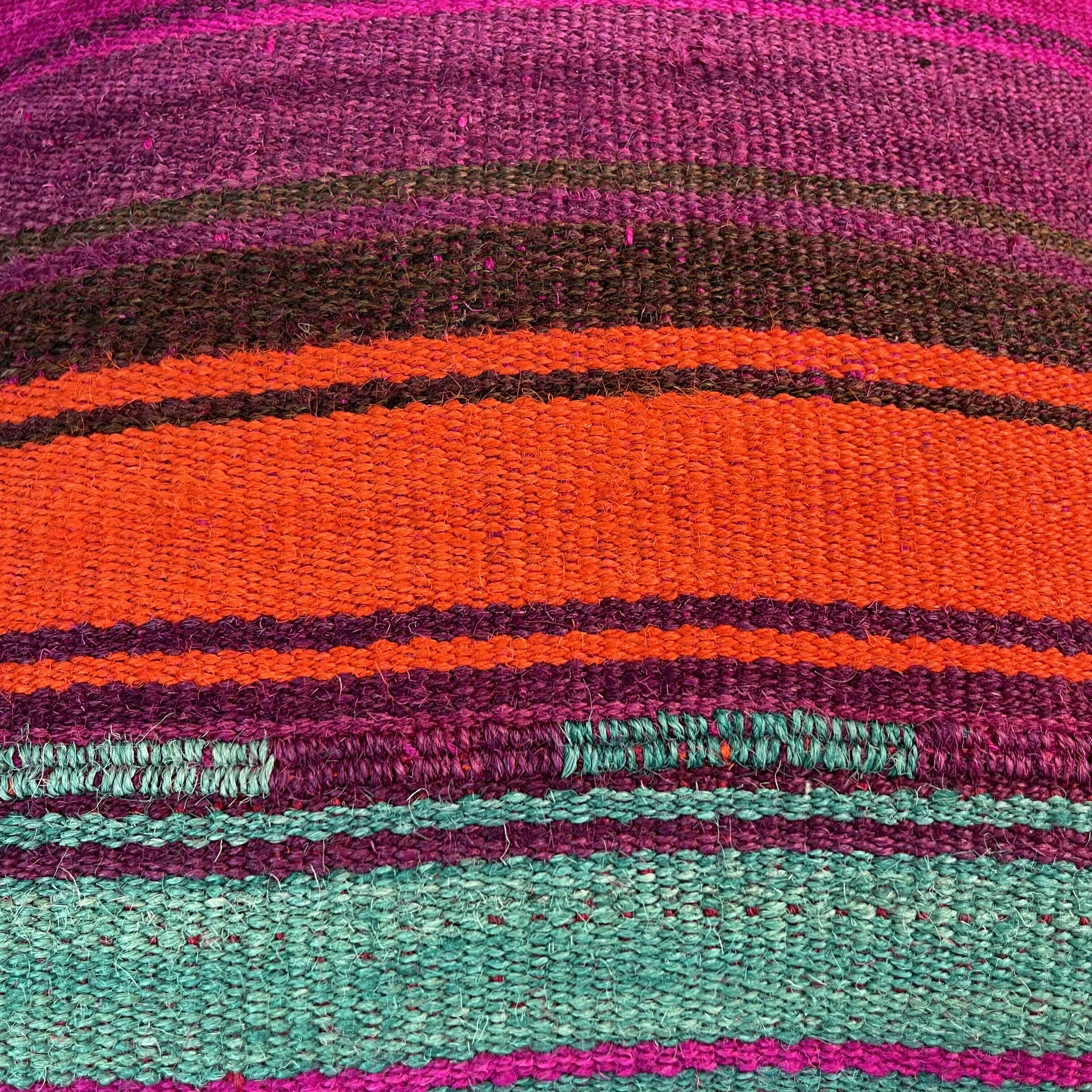 Vintage turkish kilim cushion cover , 40 x 40 cm