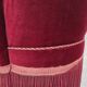 1970s, Danish armchair, cherry-red furniture velour, ash wood legs.