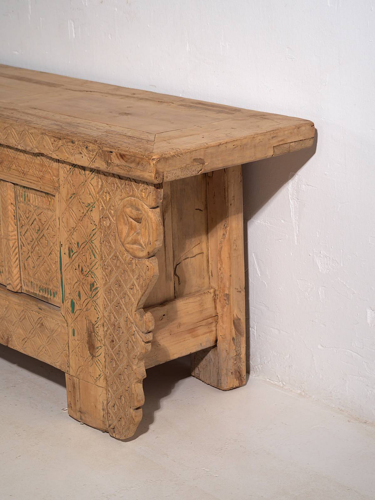 Antique low sideboard in oriental style (circa 1900)