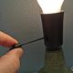 Ceramic table lamp, Danish from the 1970s-80s.
