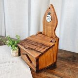 Olive wood salt box