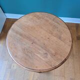 Side table with turned wooden legs