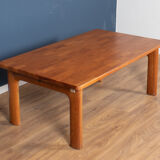 Retro Danish Solid Teak 1960s Coffee Table