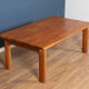 Retro Danish Solid Teak 1960s Coffee Table