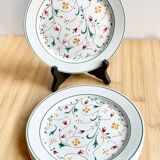 Dessert plates Creil Montereau 40's