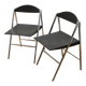 Pair of Donald Chair chairs, Poltrona Frau