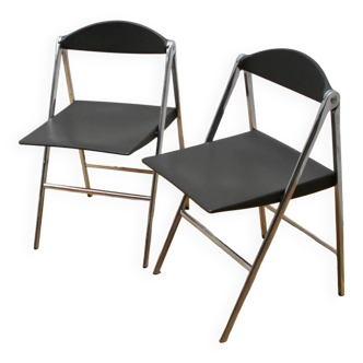 Pair of Donald Chair chairs, Poltrona Frau