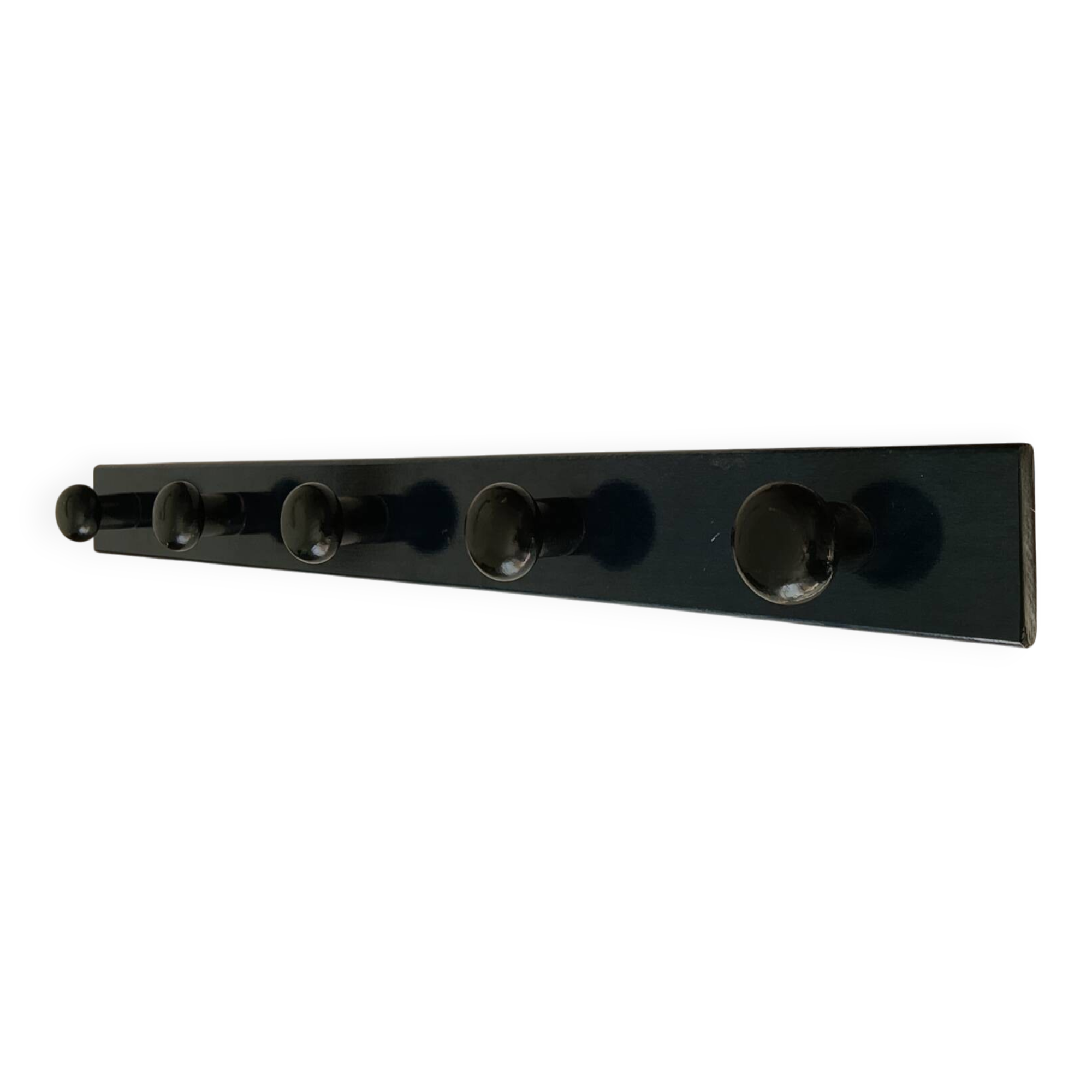 Vintage 1960s wall coat rack