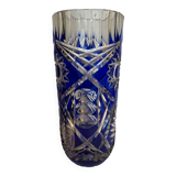 Bohemian cut glass vase