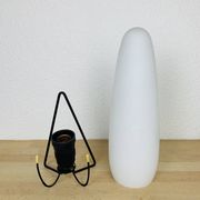 Louis Kalff wall lamp from the 50s, opaline