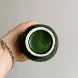 Green cabbage design ceramic oil cruet