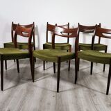 Ensemble de chaises à manger en teck vintage