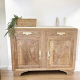 Parisian Art Deco oak sideboard